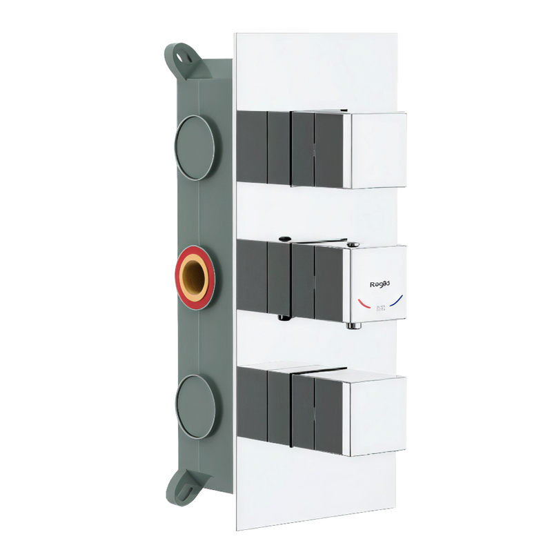 Термостатический смеситель встраиваемый Raglo R02.263 С ВНУТРЕННЕЙ ЧАСТЬЮ, хром