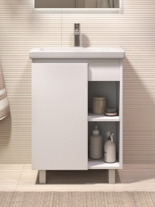 Мебель для ванной комнаты Vigo Milos 60 напольная, белая