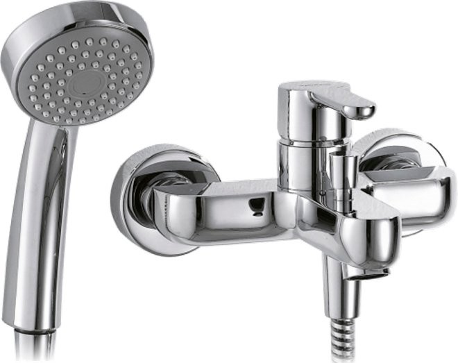 Смеситель для ванны с душем Bravat Stream F63783C-B