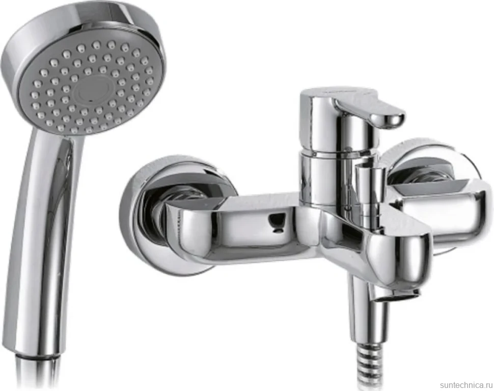 Смеситель для ванны с душем Bravat Stream F63783C-B
