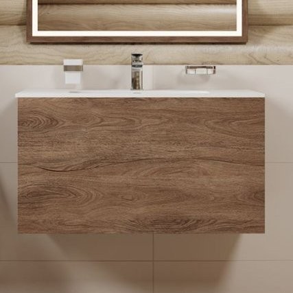 Тумба с раковиной Allen Brau Glority 100 дуб антик