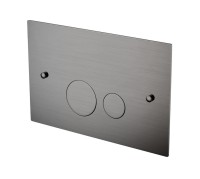 Кнопка смыва для унитаза Boheme 648-GM латунь, цвет gun metal Кнопка смыва для унитаза Boheme 648-GM латунь, цвет gun metal