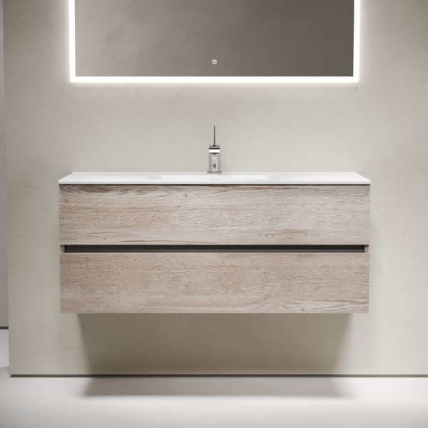 Тумба с раковиной Sancos Urban 120 см дуб галифакс натуральный