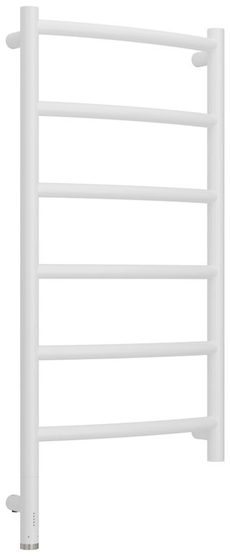Полотенцесушитель электрический Сунержа Галант 3.1 30-6000-8040 90x45 см, подключение слева, матовый белый, лесенка