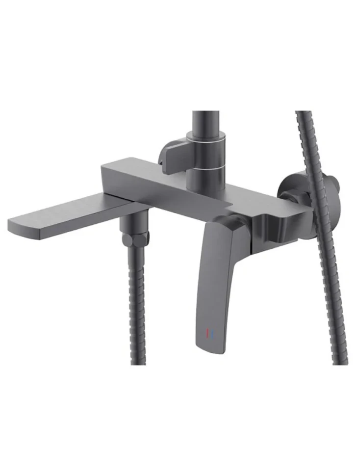 Душевая стойка AZARIO Conda AZ-K2411GR серый графит