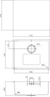 Мойка кухонная IDDIS Edifice EDI54B0i77