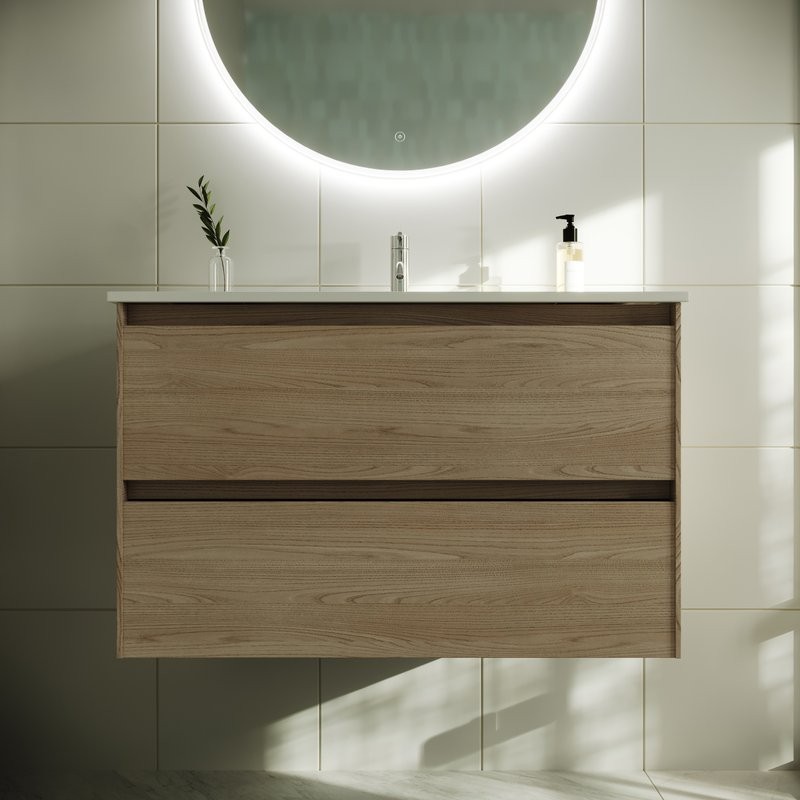Тумба с раковиной Sancos Cento 80 см карпатская ель