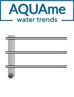 Полотенцесушитель электрический AQUAme с терморегулятором AQM3113CR Полотенцесушитель электрический AQUAme с терморегулятором AQM3113CR