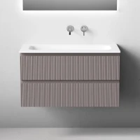 Тумба с раковиной Sancos Snob T 90 подвесная, doha soft, раковина СN7019wx