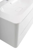 Тумба с раковиной Cezares Relax 80 bianco lucido, раковина Cezares CZR-800/480-LV-MR-NV