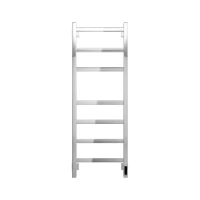 Полотенцесушитель электрический Grota Nosto 430х1200 NP EL 120x45 см, подключение справа, слева, скрытое подключение справа, глянцевый хром, лесенка