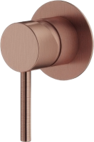 Встраиваемый смеситель для душа и ванны Plumberia Selection Ixo XO1111RS С ВНУТРЕННЕЙ ЧАСТЬЮ, брашированная медь