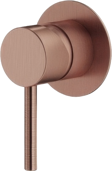 Встраиваемый смеситель для душа и ванны Plumberia Selection Ixo XO1111RS С ВНУТРЕННЕЙ ЧАСТЬЮ, брашированная медь