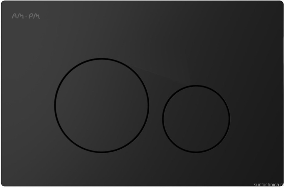 Кнопка смыва для унитаза AM.PM Pro L I049038 пластик, цвет матовый черный