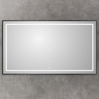 Зеркало BelBagno Kraft 80x140, с подсветкой, с подогревом, черный