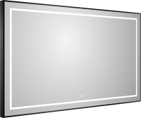 Зеркало BelBagno Kraft 80x140, с подсветкой, с подогревом, черный