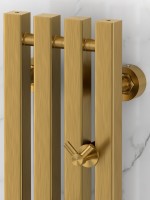 Полотенцесушитель водяной Сунержа Сатерленд Pro 051-0457-1215 120x20 см, состаренная латунь, I-образный