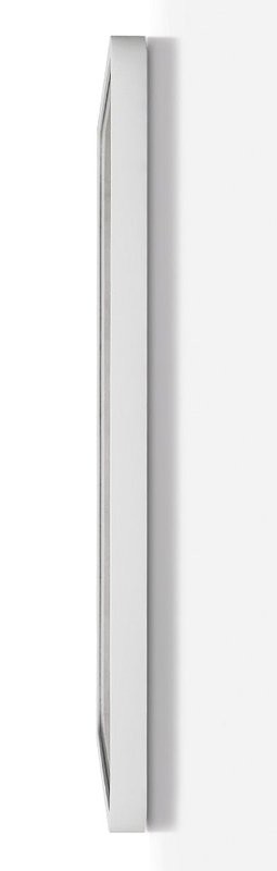 Зеркало Art&Max Genova AM-Gen-800-800-DS-F-White 80х80 белое, с LED-подсветкой, 6000К