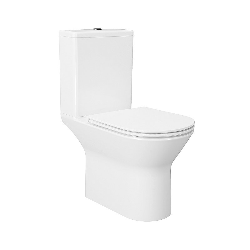 Унитаз-компакт напольный AZARIO Dante 93589 глянцевый белый