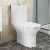 Унитаз-компакт напольный AZARIO Dante 93589 глянцевый белый