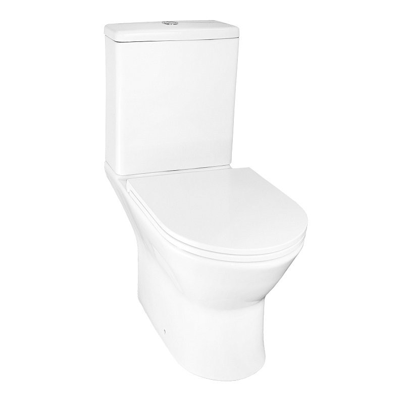 Унитаз-компакт напольный AZARIO Dante 93589 глянцевый белый