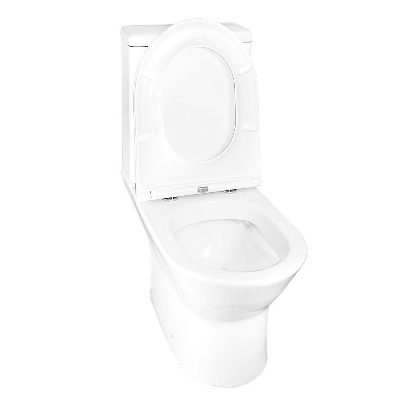 Унитаз-компакт напольный AZARIO Dante 93589 глянцевый белый