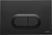 Система инсталляции для унитазов VitrA Vpro 765-5800-01 + Кнопка смыва VitrA Loop 740-0511 черный матовый