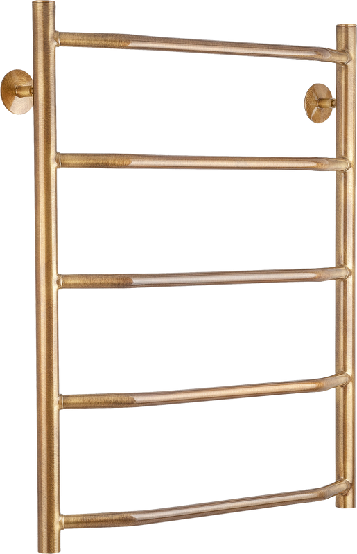 Полотенцесушитель водяной Secado Агата 1 75x55 см, бронза, лесенка, латунь