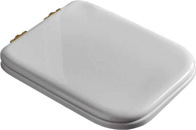 Унитаз-компакт напольный Kerasan Waldorf бачок 418101, белый, с микролифтом, петли бронза