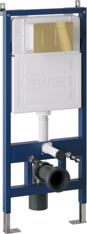 Кнопка смыва Grossman Classic золото глянцевая