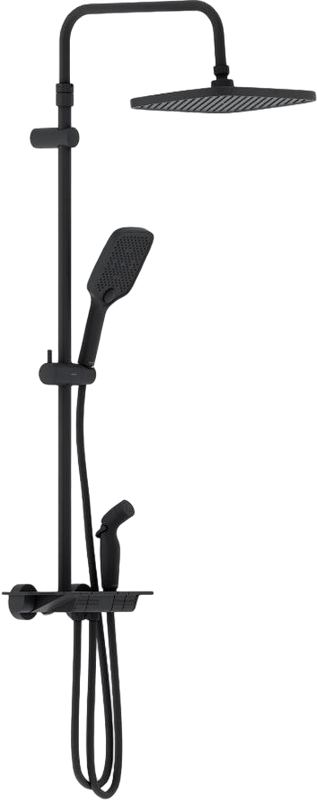 Душевая стойка Damixa Gala 953770300 с гигеническим душем, черная матовая