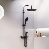 Душевая стойка Damixa Gala 953770300 с гигеническим душем, черная матовая