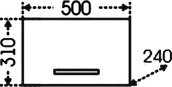 Шкаф СаНта Омега 50 горизонтальный