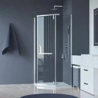 Душевой уголок RGW Hotel HO-081 90x90x195 см, профиль хром, стекло прозрачное