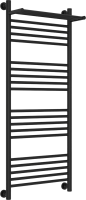 Полотенцесушитель водяной Сунержа Богема 1П + 120x50, черный матовый, с полкой