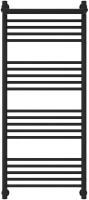 Полотенцесушитель водяной Сунержа Богема 1П + 120x50, черный матовый, с полкой