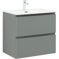 Мебель для ванной комнаты Aquanet Джейн (Flat) 70 подвесная, мисти грин