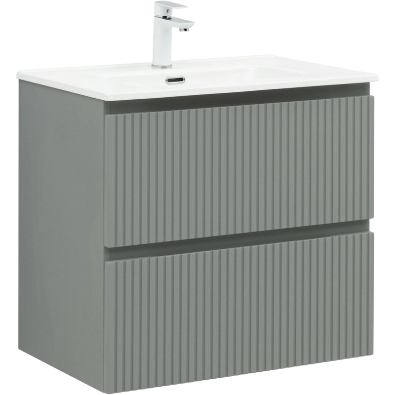 Мебель для ванной комнаты Aquanet Джейн (Flat) 70 подвесная, мисти грин