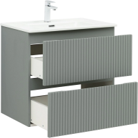 Мебель для ванной комнаты Aquanet Джейн (Flat) 70 подвесная, мисти грин