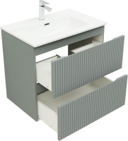 Мебель для ванной комнаты Aquanet Джейн (Flat) 70 подвесная, мисти грин