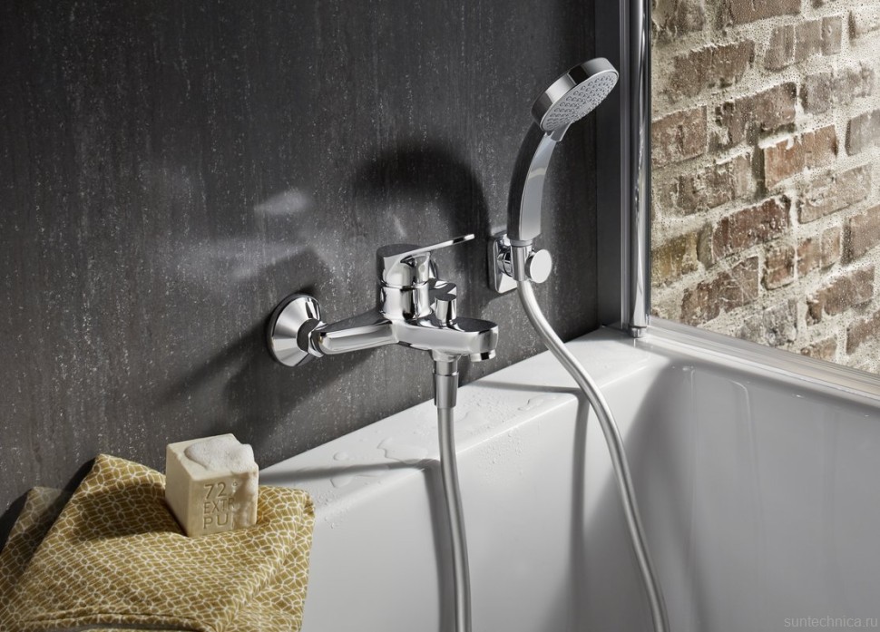 Смеситель для ванны с душем Jacob Delafon Brive E75766-CP