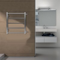 Полотенцесушитель Azario ANCONA 500/600 водяной 5 кв. пер. бок. подкл. (1"-1/2" Полированный)