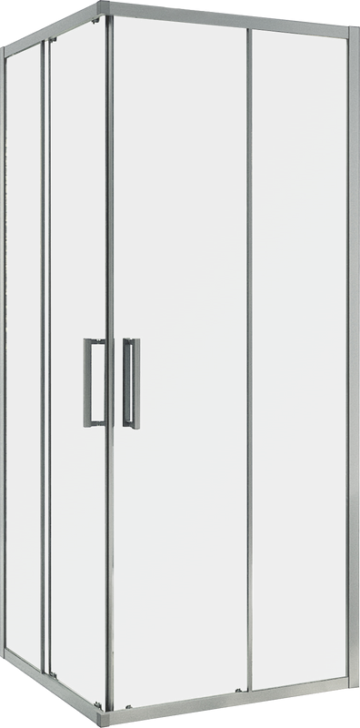 Душевой уголок Maybahglass MGY-1323-5 90х90 см, профиль матовый хром, стекло прозрачное