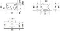 Унитаз подвесной Duravit White Tulip 2576092000