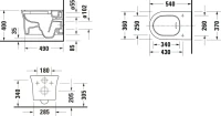 Унитаз подвесной Duravit White Tulip 2576092000 Унитаз подвесной Duravit White Tulip 2576092000