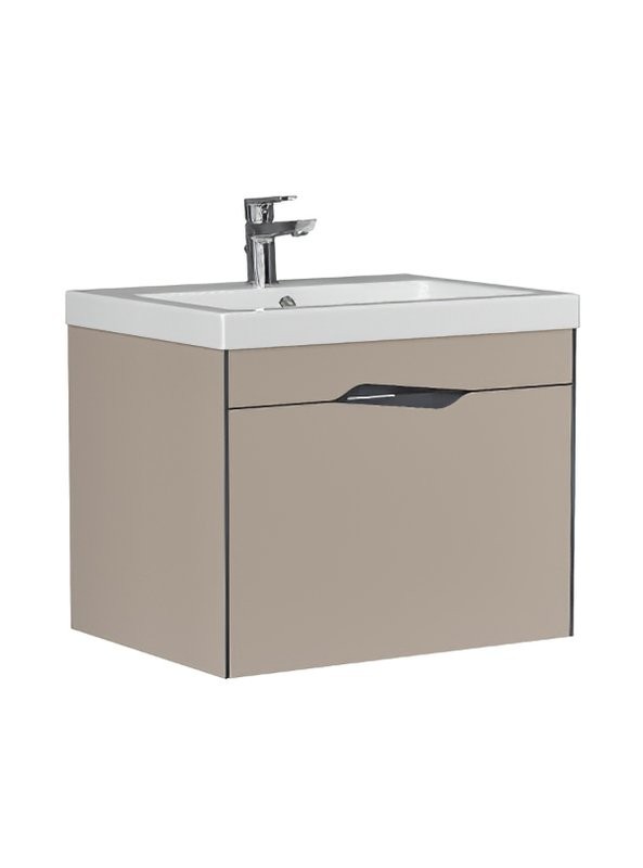 Тумба под раковину без столешницы Velvex Krona 60 серый камень