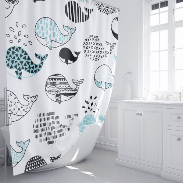 Штора для ванной Fixsen 2500 Flux FX-2511 180x200