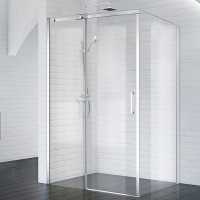 Душевой уголок BelBagno Acqua -AH-1-140/100-C-Cr профиль хром