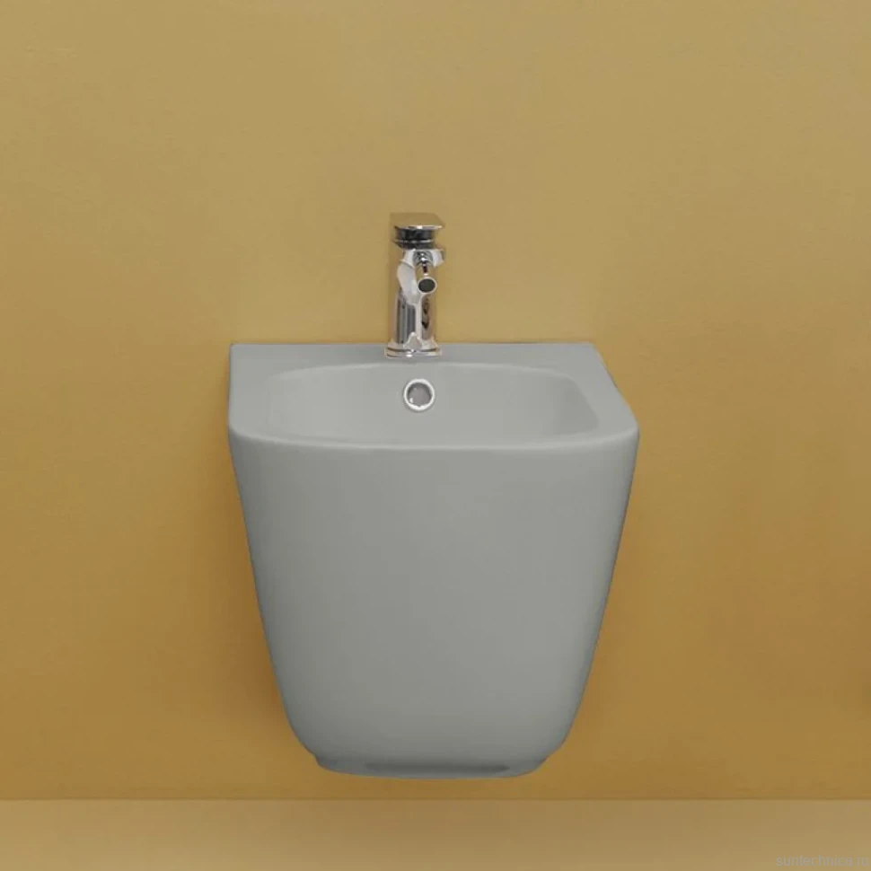 Биде подвесное Kerasan Tribeca 512559 grigio matt