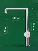 Смеситель для кухни Domaci Римини D568342CR хром